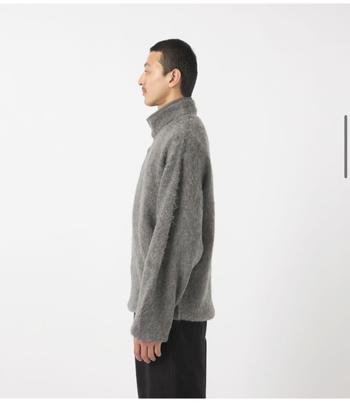 [나나미카] 25FW 풀오버 모헤어 스웨터(NAVY)_S size 상품이미지6