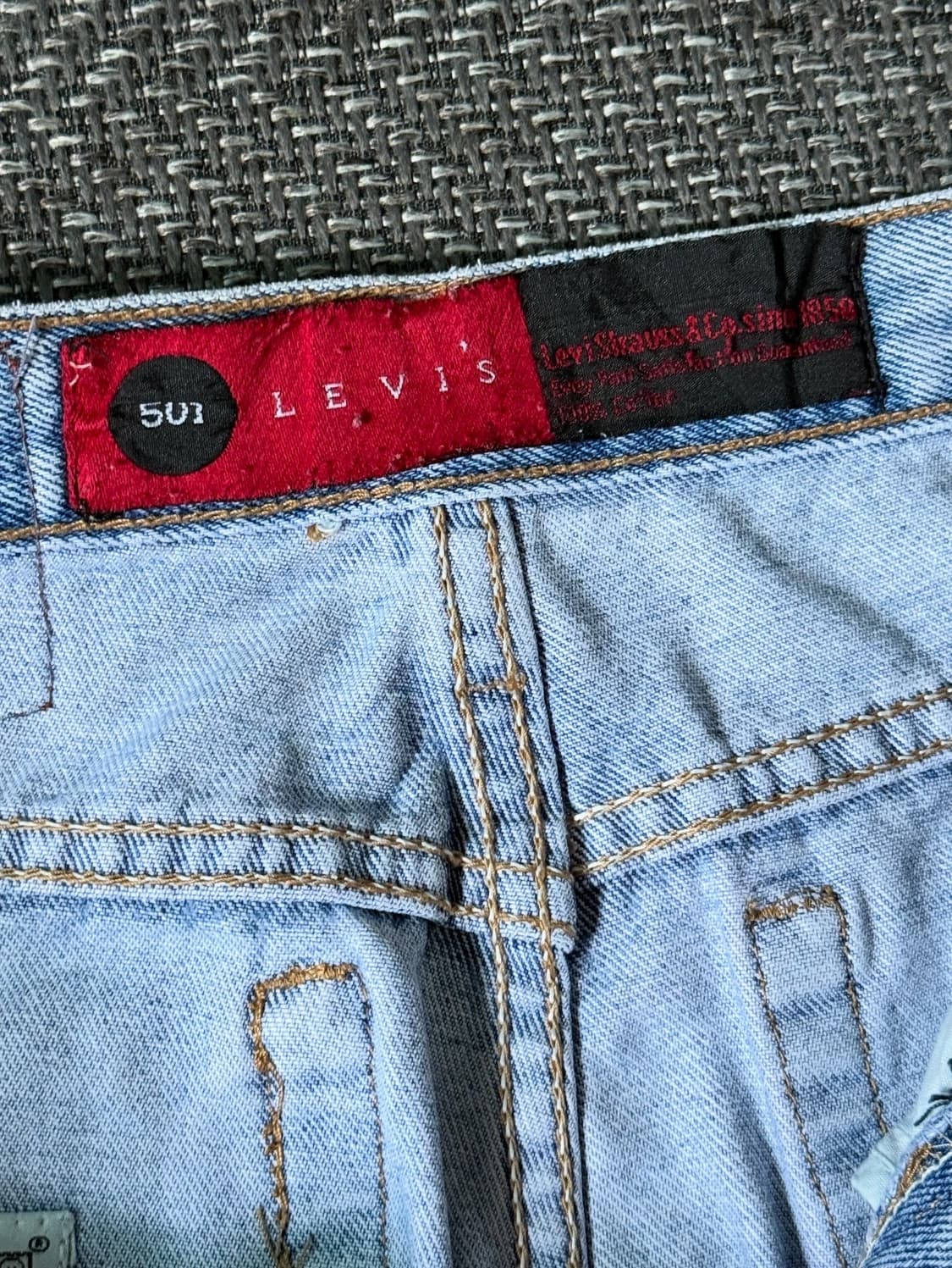(31) 90s USA 리바이스 501 빈티지 데님팬츠 상품이미지4