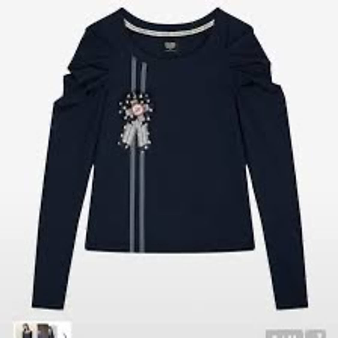 러브이즈트루 로제트 셔링 새상품 상품이미지1