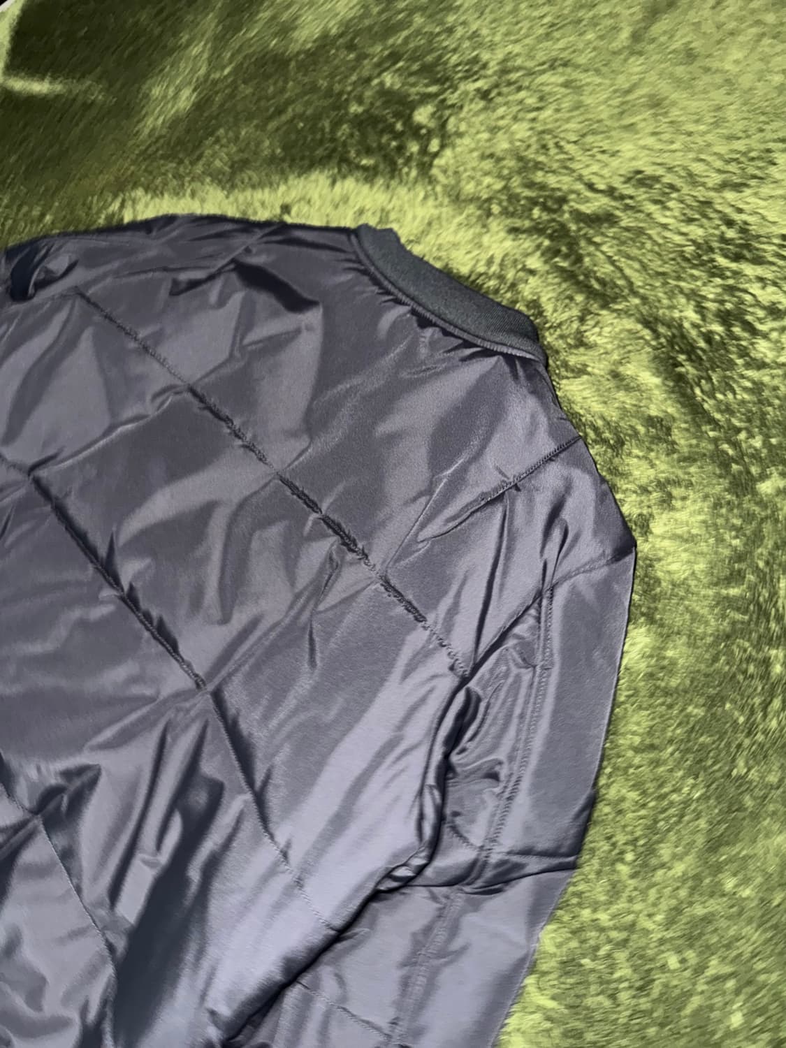 [L] 알파인더스트리 퀼티드 MA-1 푸퍼 자켓 블랙 상품이미지10