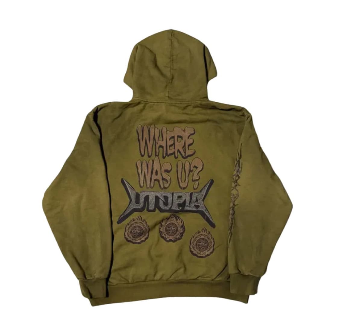 트래비스 스캇 내한 머천 후드 s 상품이미지2