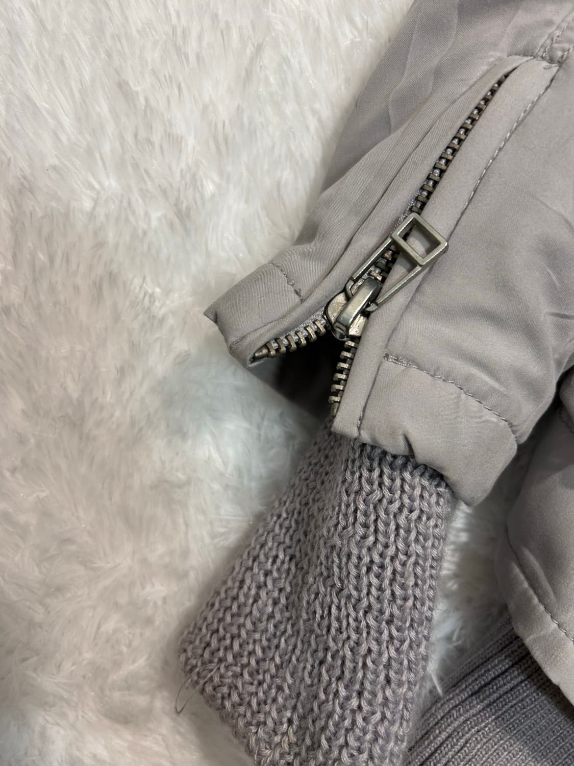 Spiral girl y2k fur hood bomber jacket 상품이미지2