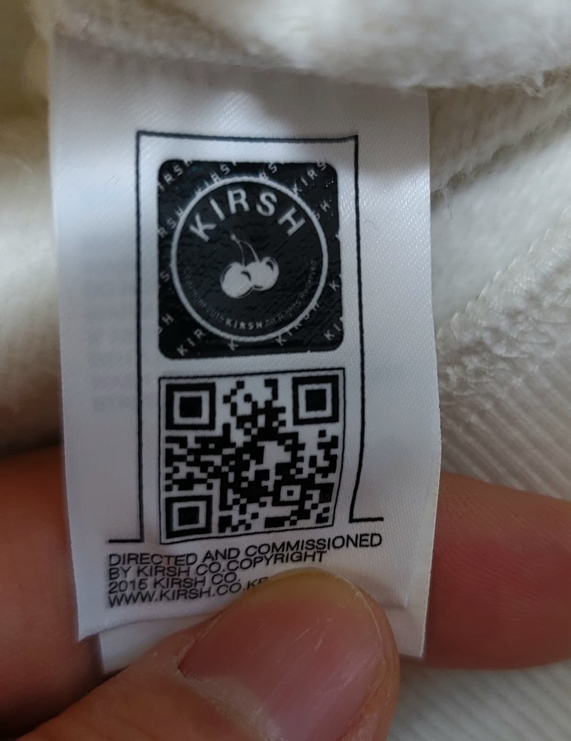 키르시 빅 체리 맨투맨 아이보리 사이즈  1  오버사이즈 상품이미지7