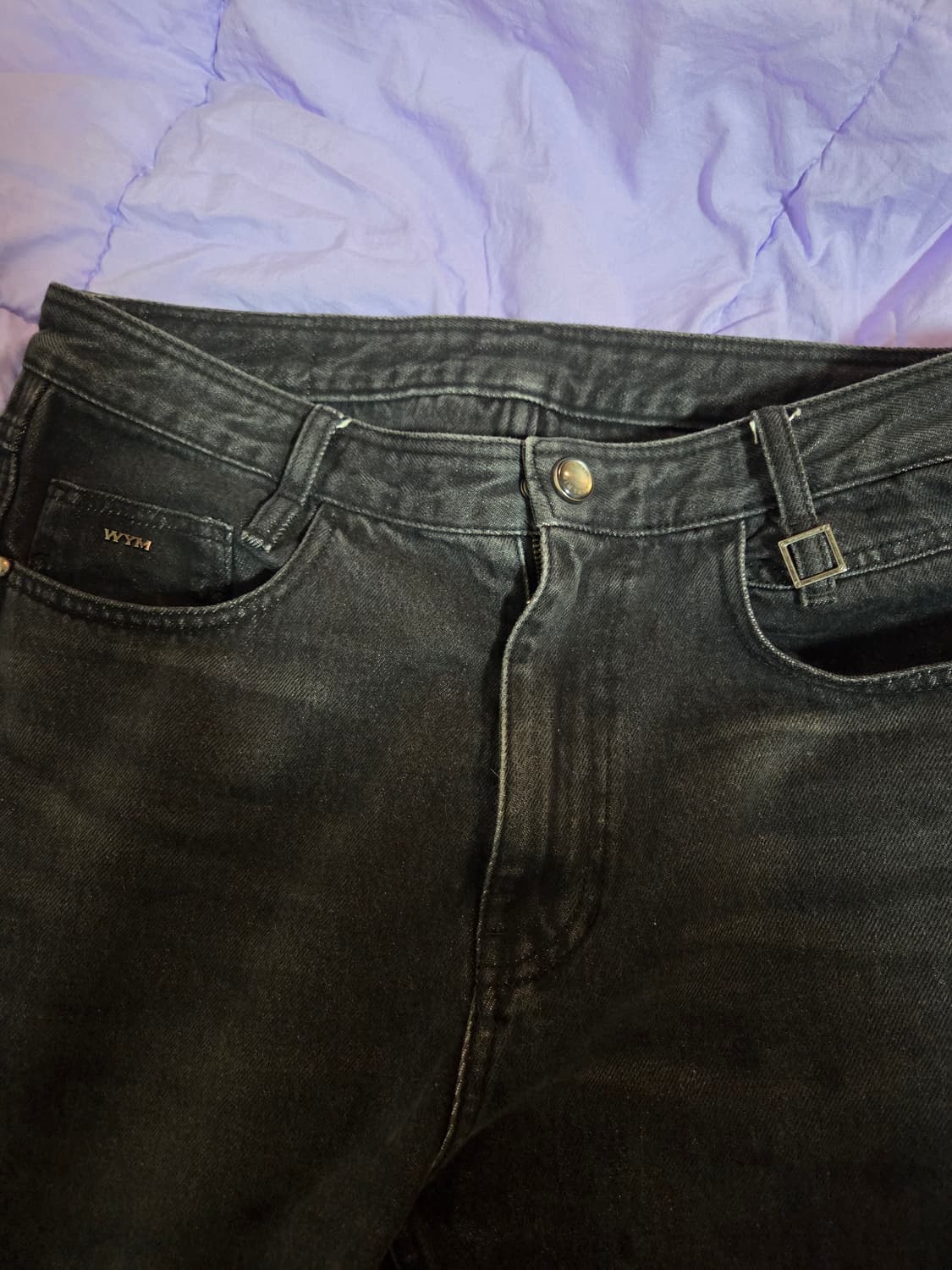 [48] 우영미 블랙 스트레이트 데님 팬츠 W251PT29983B  상품이미지6