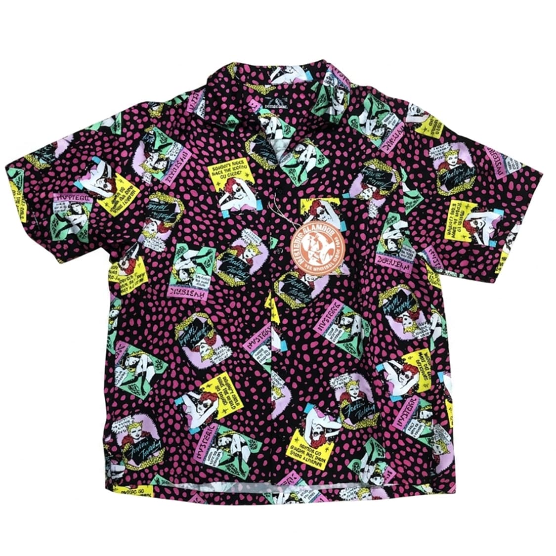 히스테릭글래머 팝아트 패턴 하프 셔츠 상품이미지1