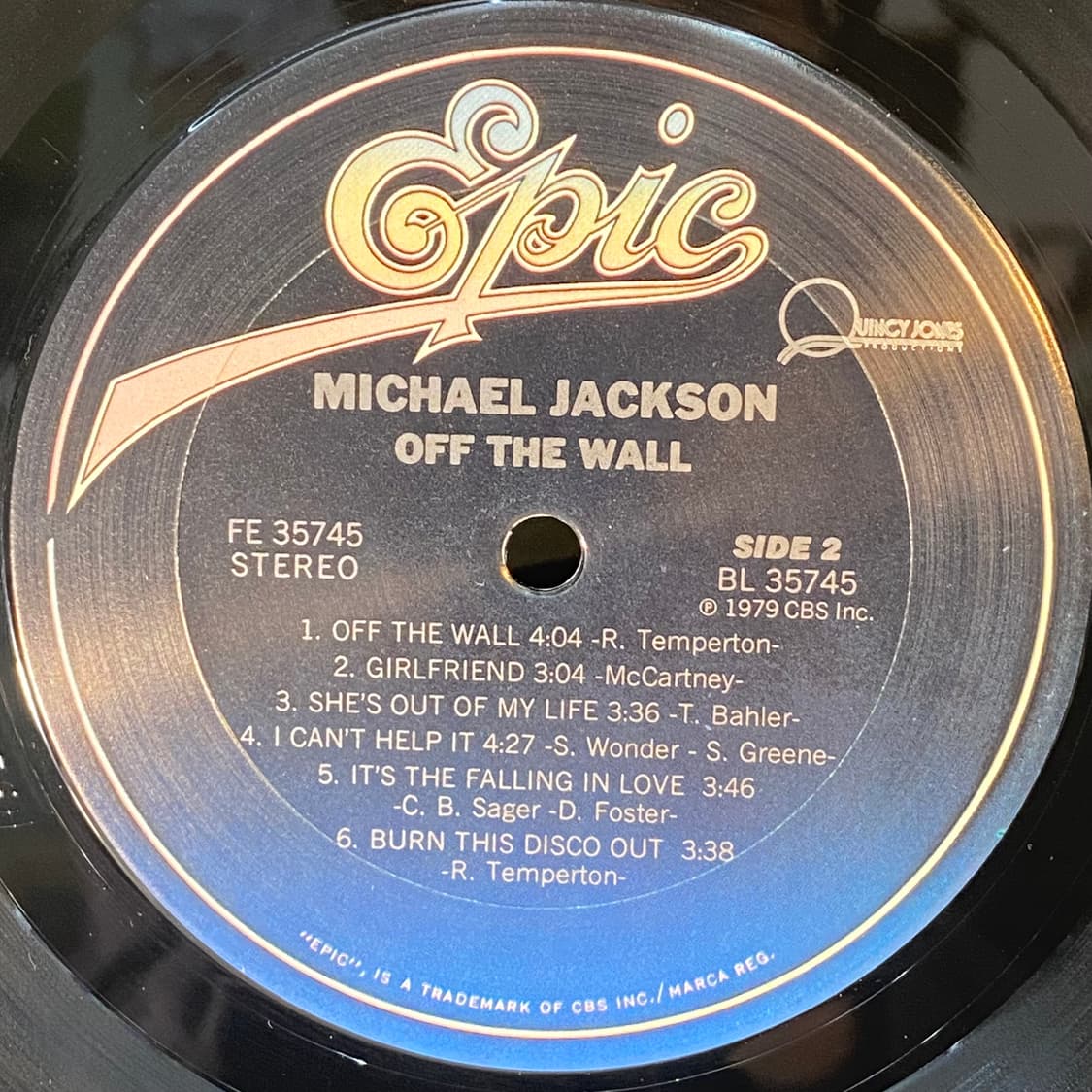 (수입중고LP-디스코/소울) Michael Jackson -Off The 상품이미지5