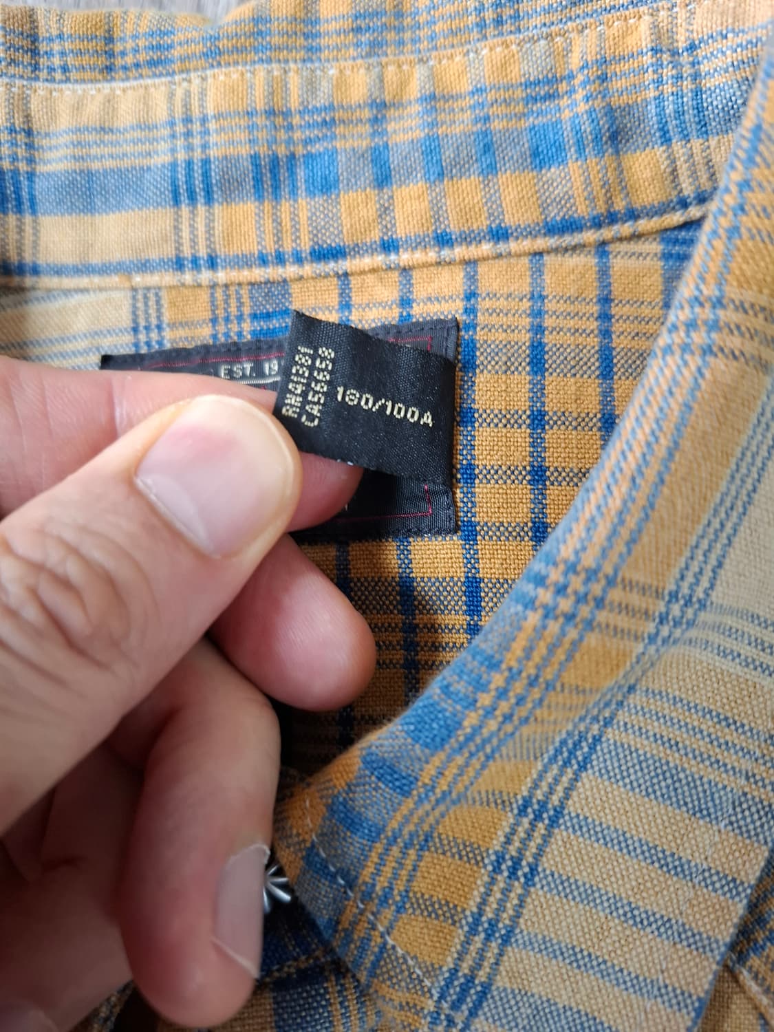 L 더블알엘 사우스투스 플래드 트윌 웨스턴 셔츠 상품이미지3