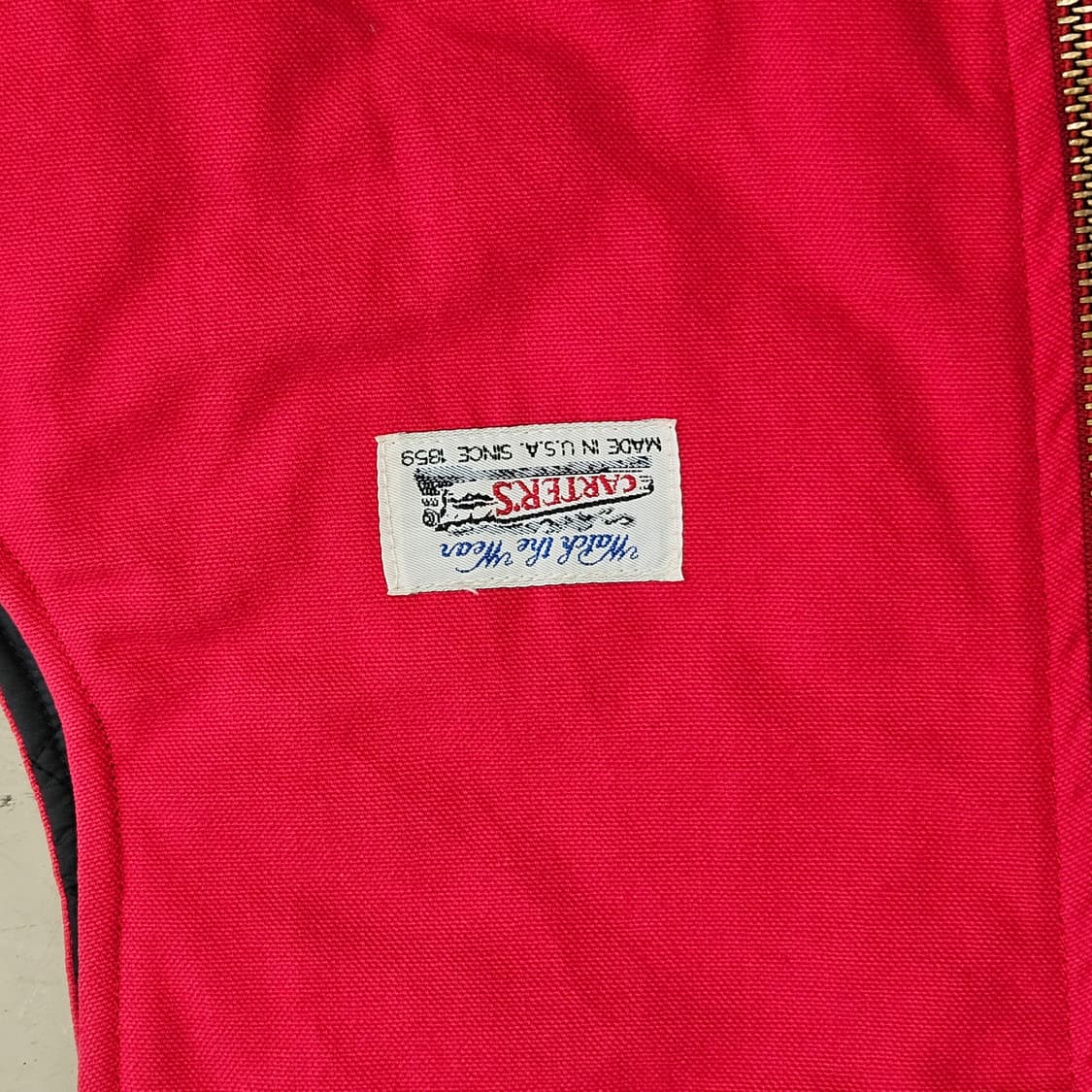 90's carter's 카터스 캔바스 워크베스트 워크조끼 M 미국산 상품이미지4