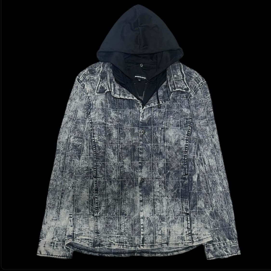 semantic design 아이싱 후드셔츠 상품이미지1