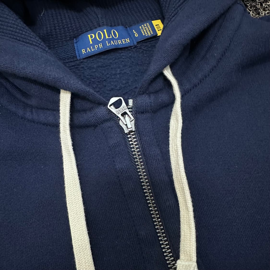 POLO 폴로 랄프로렌 신상 기모 후드집업 네이비 L 상품이미지3