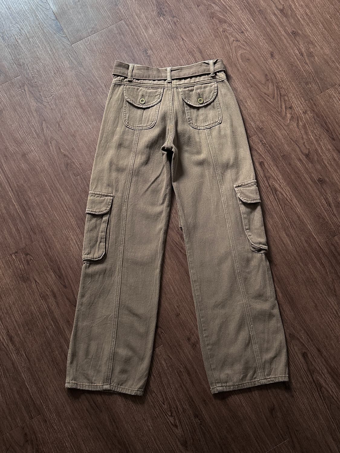 Shinne 스트랩 벨트 카고 스트레이트 팬츠 상품이미지8