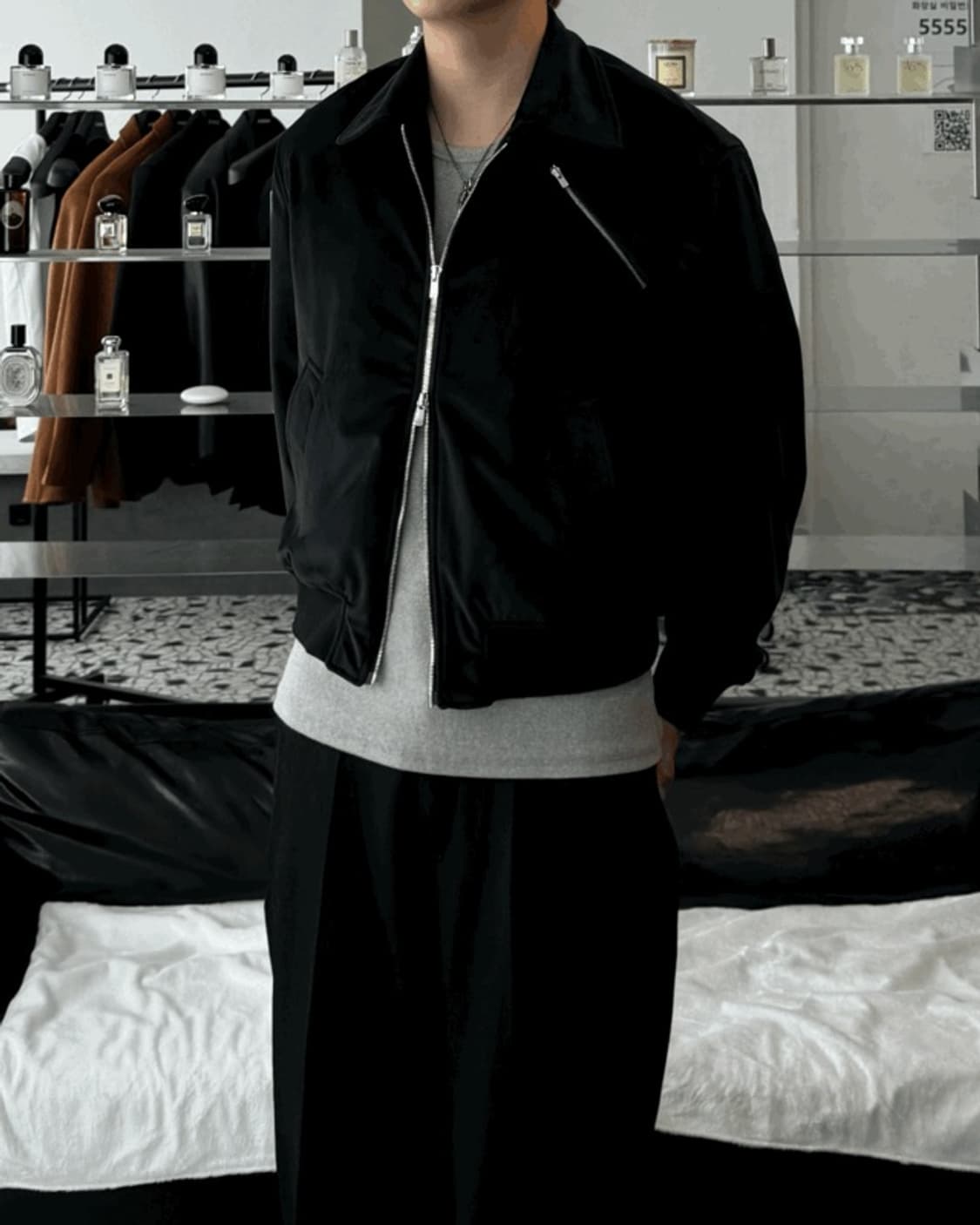 준느 J35 벨벳 자켓 S 상품이미지3