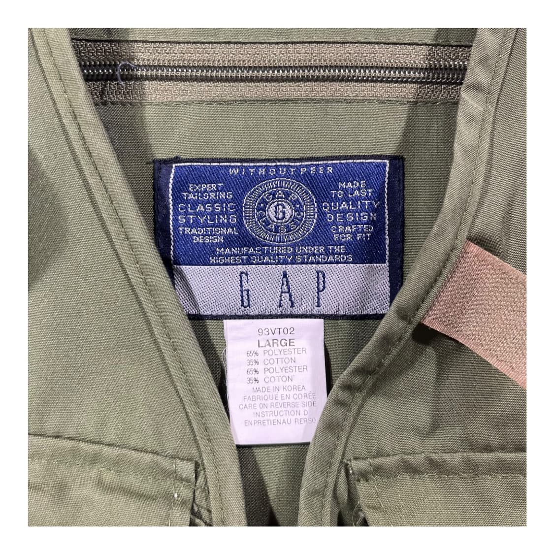 [GAP] 90s 갭 밀리터리 멀티포켓 카고 베스트 상품이미지6