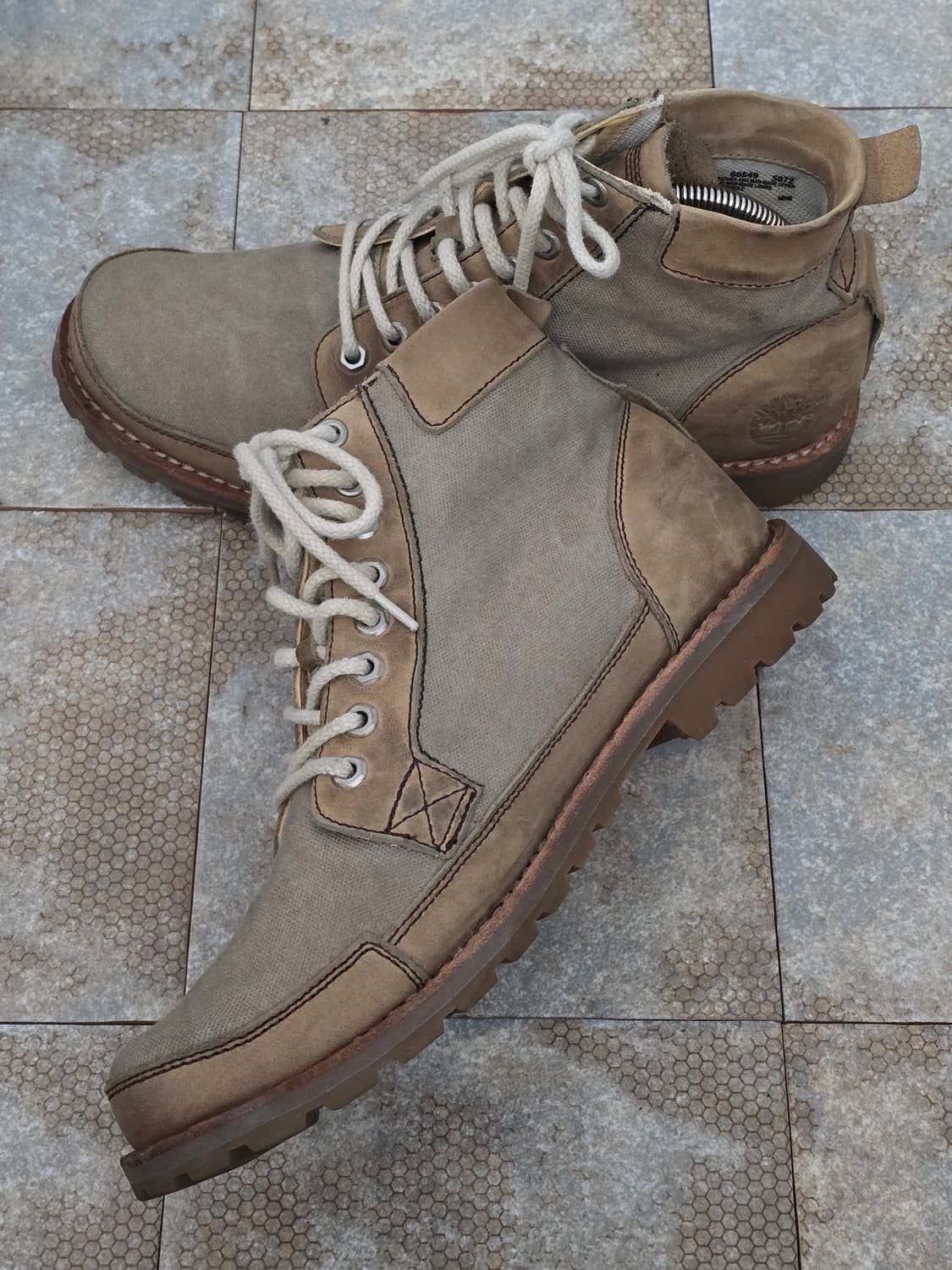 (280)팀버랜드 빈티지 레이스업 캔버스 워커 부츠 상품이미지5