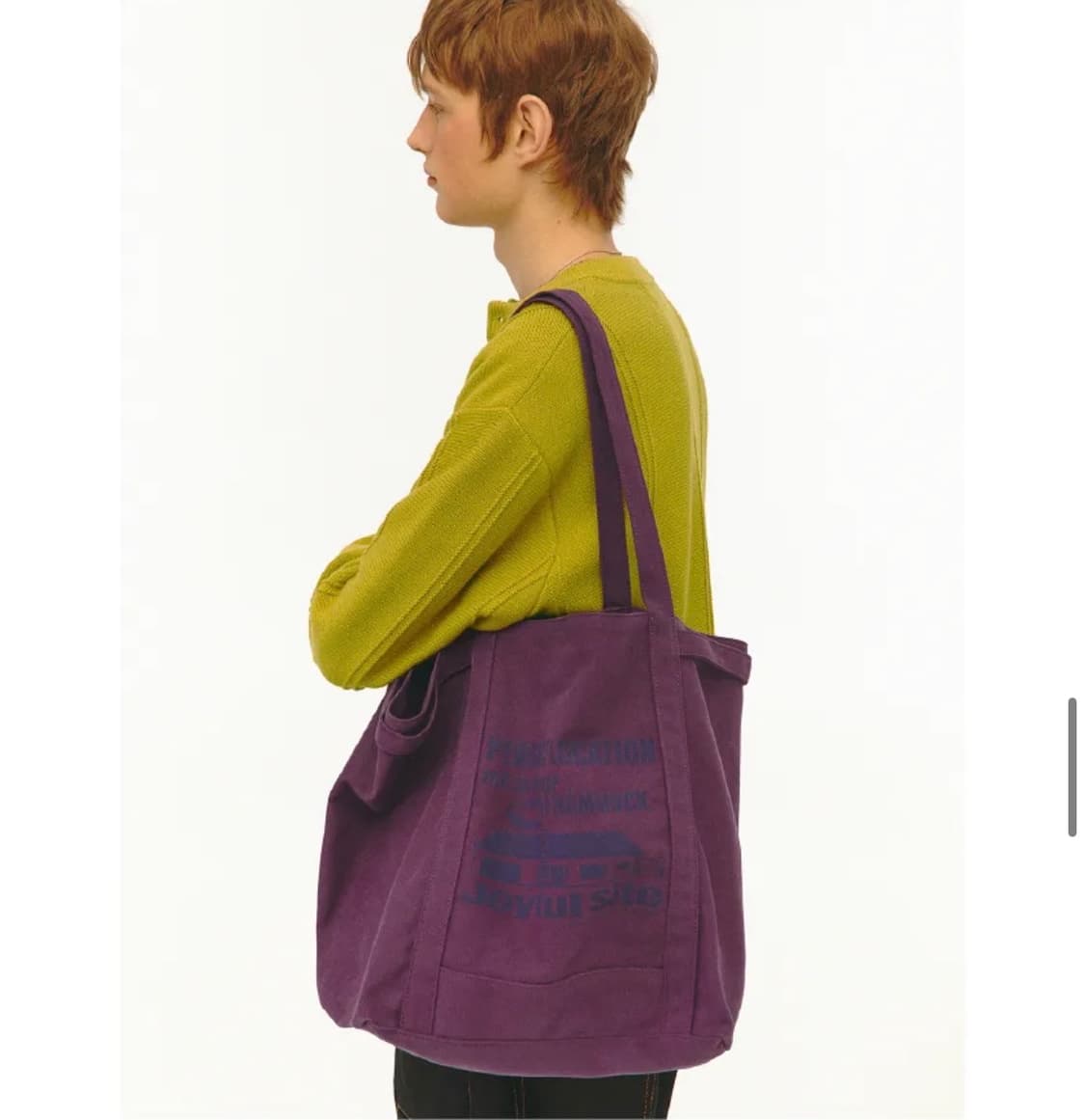 테켓 토트백 퍼플 상품이미지3