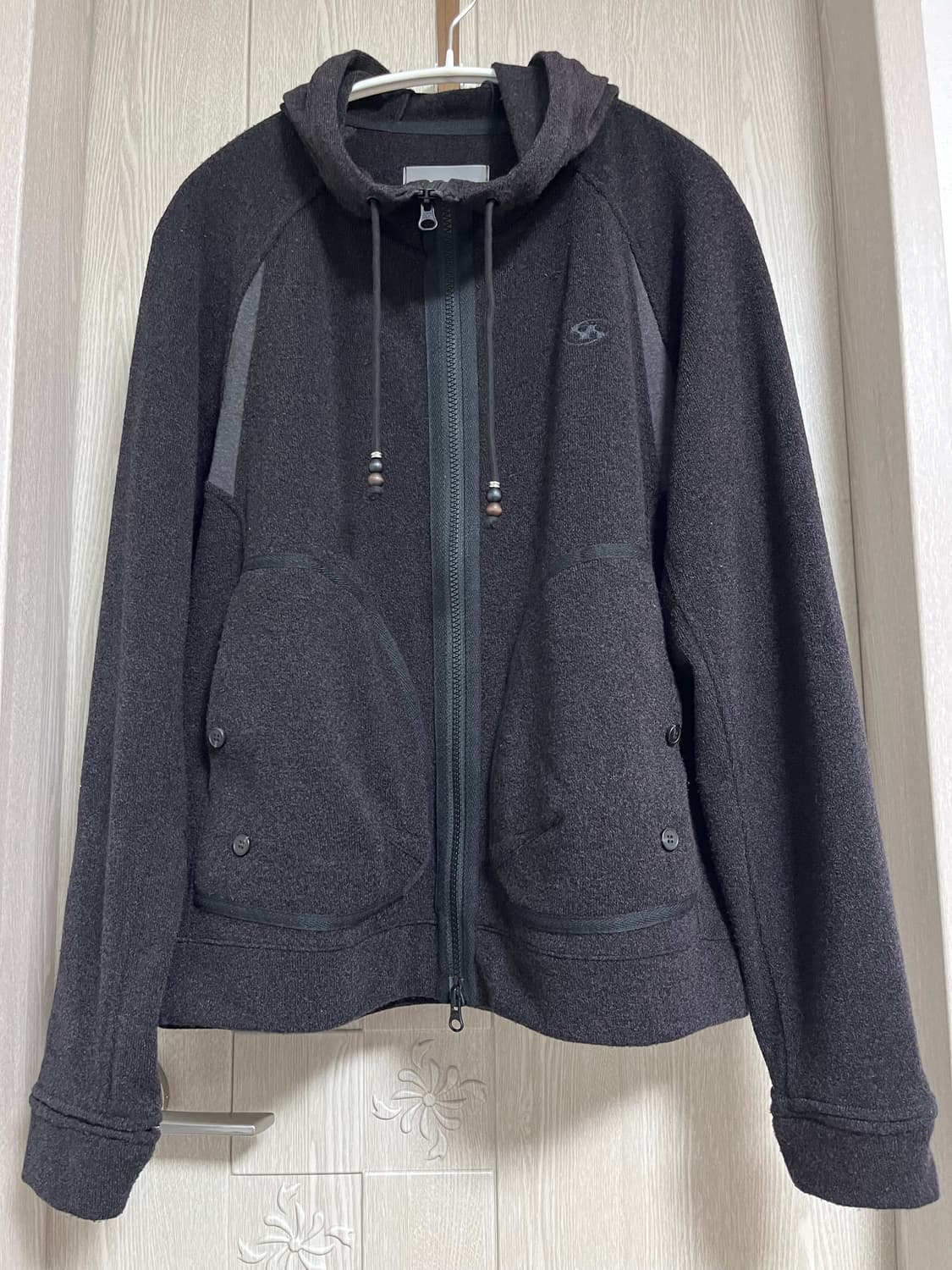 산산기어 카파스 니트 집업 블랙 1사이즈 상품이미지3