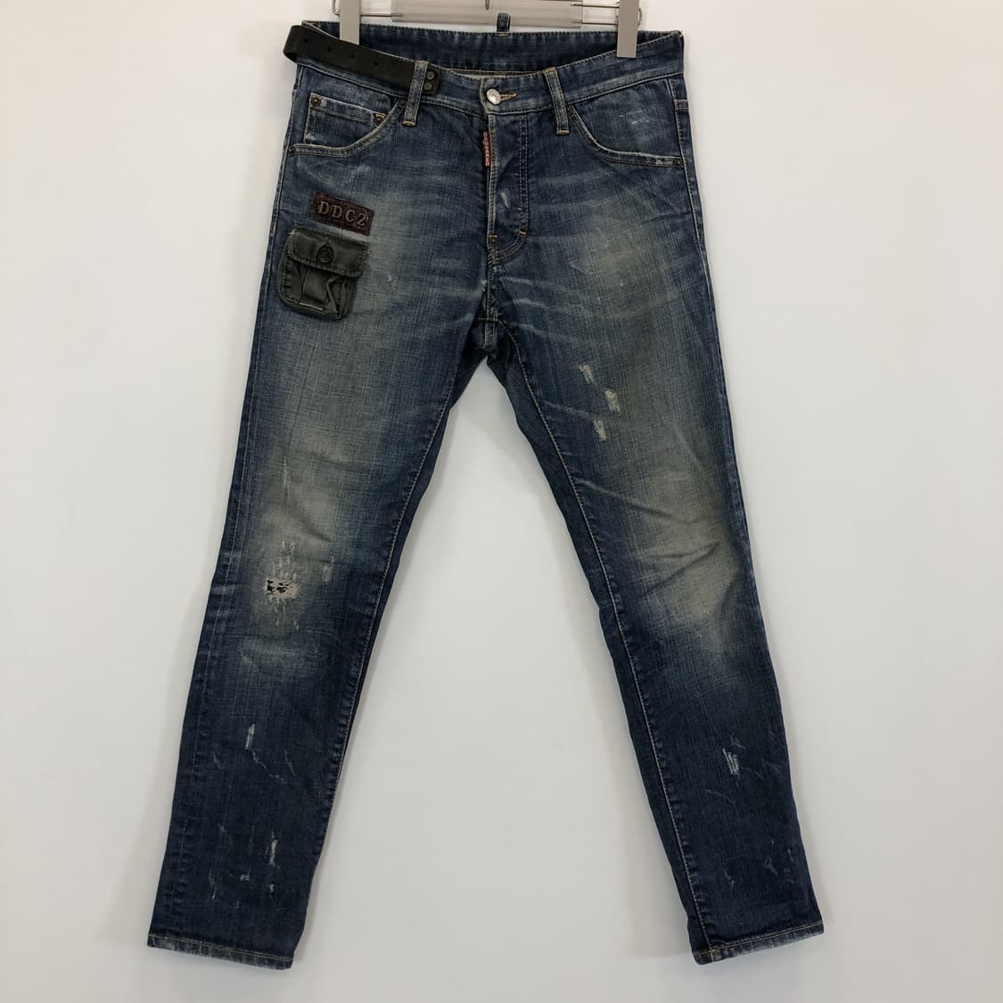 디스퀘어드2 루키6 카고포켓 크롭 데님진 29-30  상품이미지1