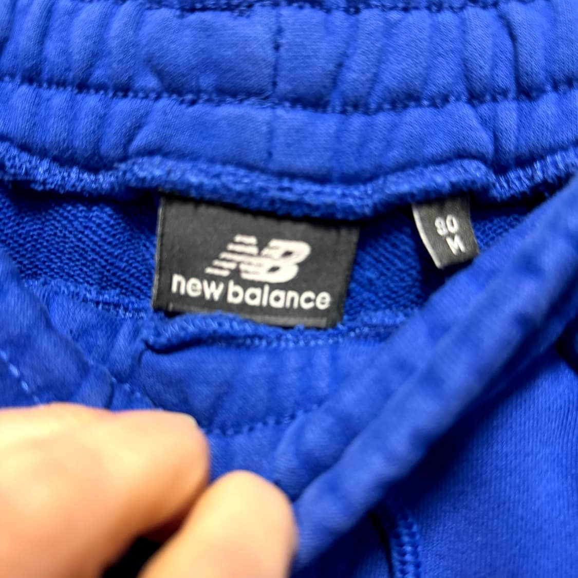 뉴발란스 블루 트레이닝 반바지  상품이미지4