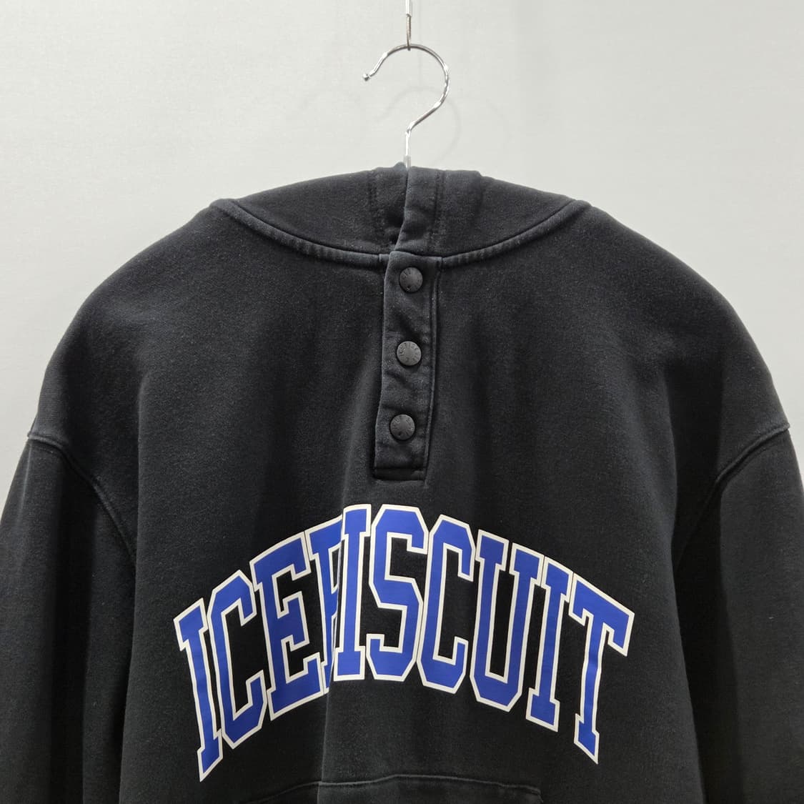 아이스비스킷 키즈 프린팅 헨리넥 후드티 165  상품이미지2