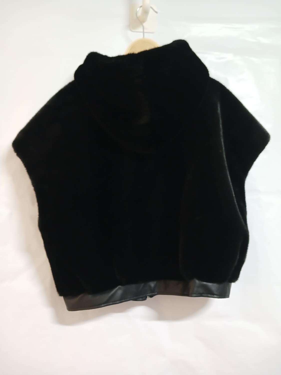 (95)인조 밍크퍼 후드조끼 상품이미지4