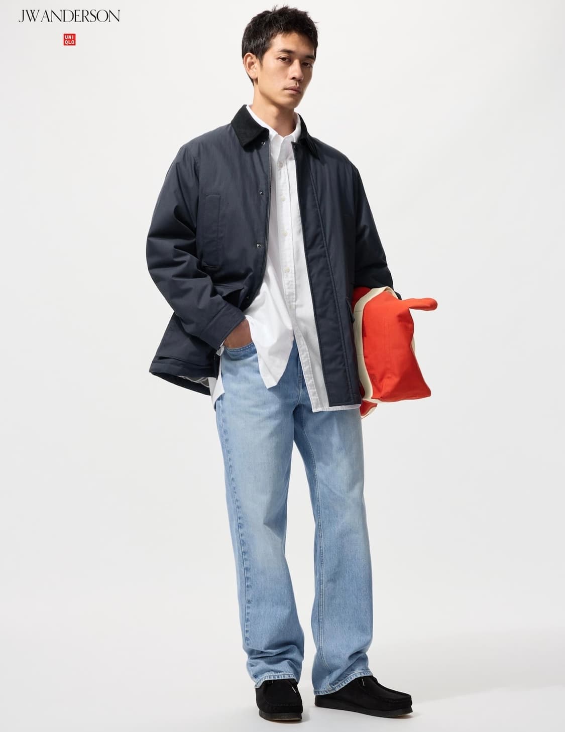 유니클로 jwa 스트레이트진 MEN 30 사이즈 - 블루(연청) 상품이미지1