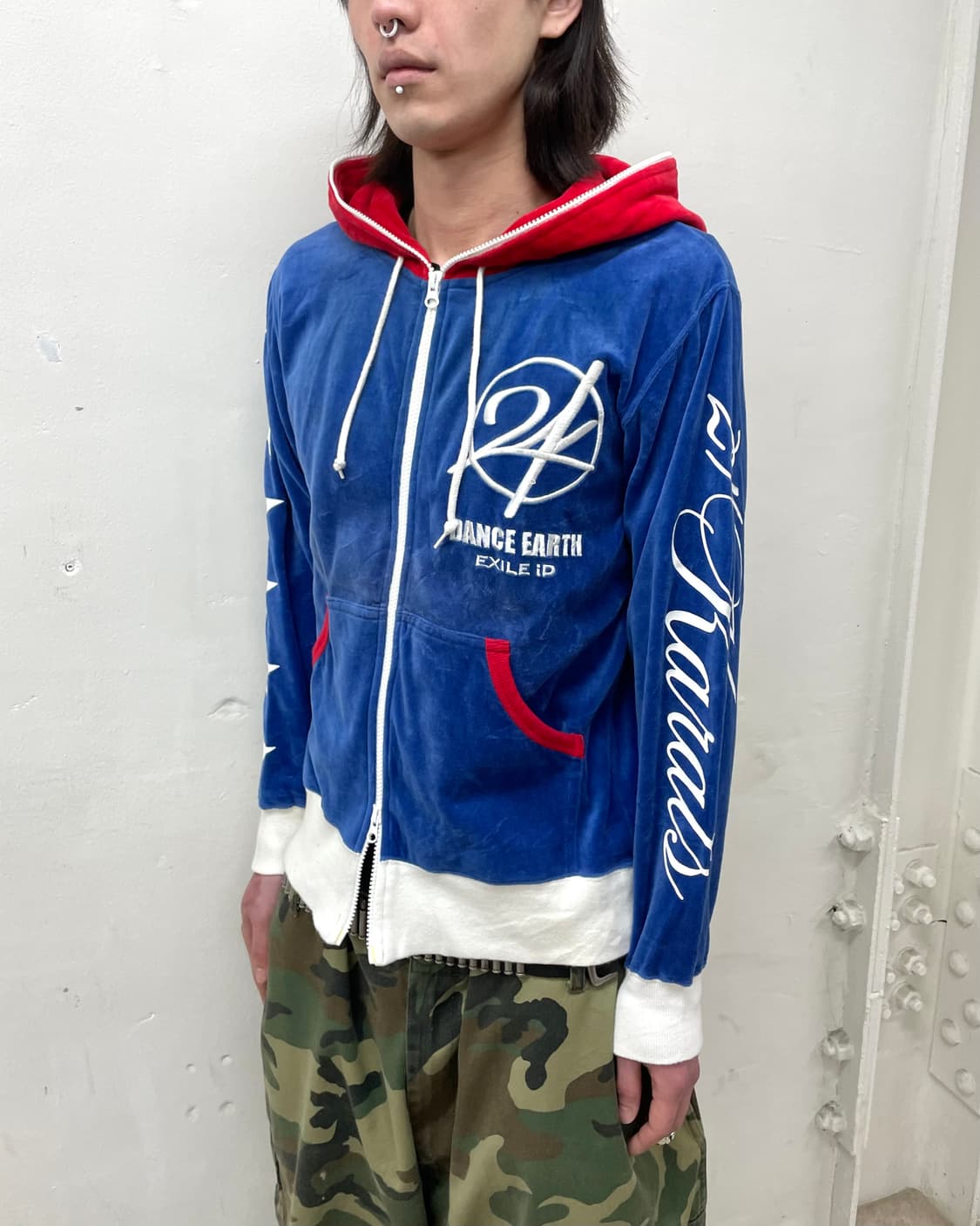 Star 24 Blue Hooded Zip-Up  상품이미지4
