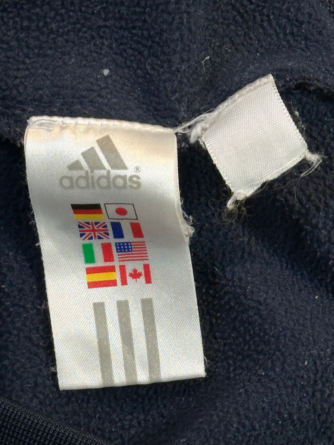 대장급) 아디다스 삼각로고 사이드라인 배색 기모 트랙탑 져지 하늘 상품이미지6