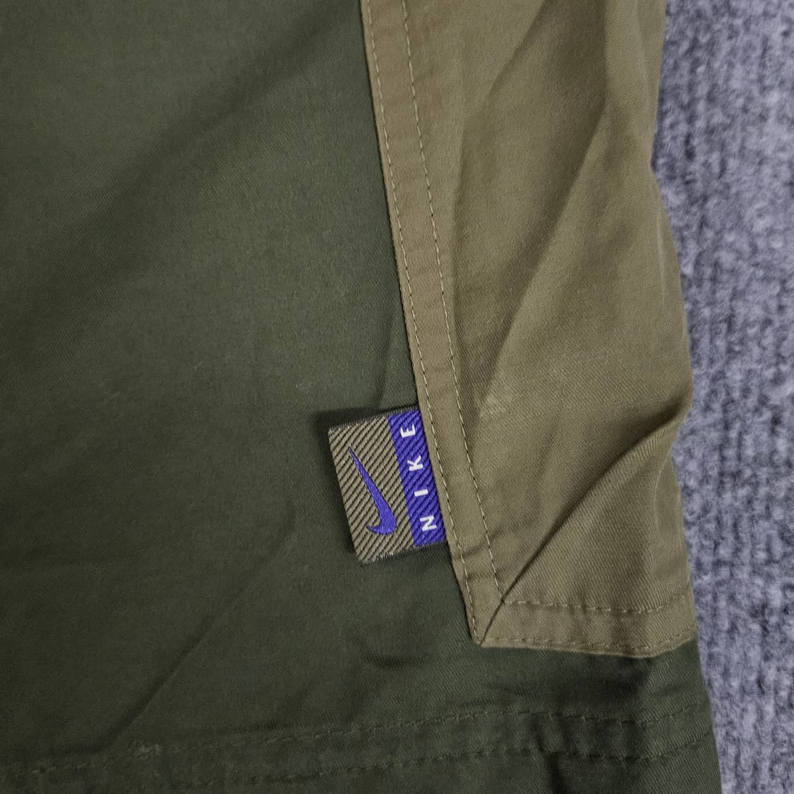 나이키 우븐 카키 카고 반바지 급처 상품이미지3