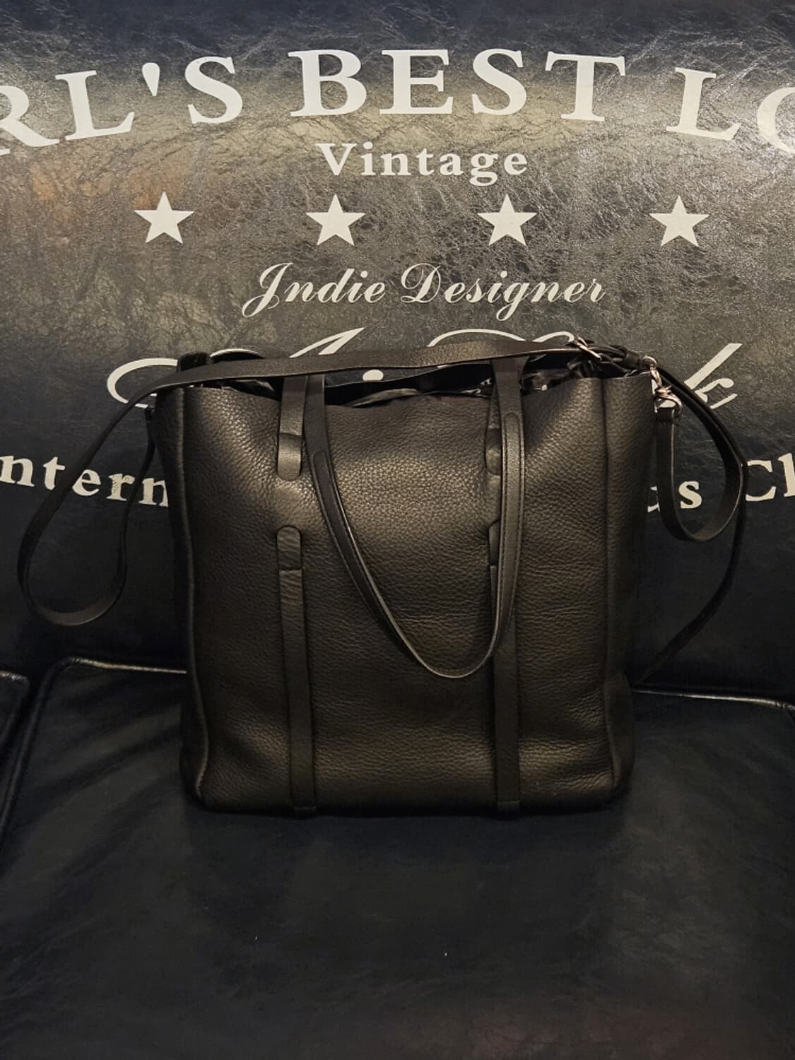 발렌시아가 블랙 에브리데이 토트백 ( 24X26X11 ) / 10029 상품이미지2