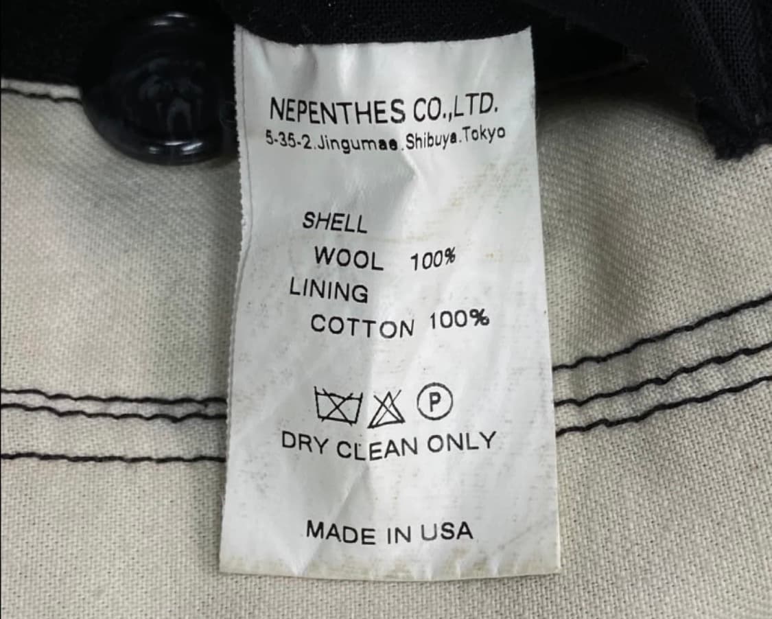 [엔지니어드가먼츠/네펜데스] 후디드 울 자켓 / onesize 상품이미지6