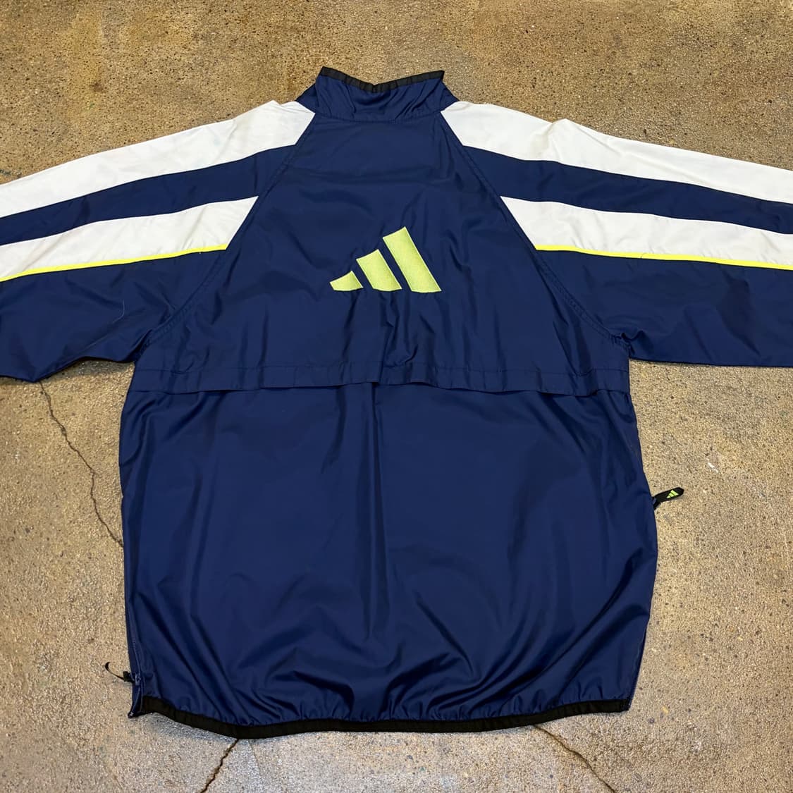 레어 90s USA 빈티지 아디다스 빅삼선 바람막이 상품이미지6