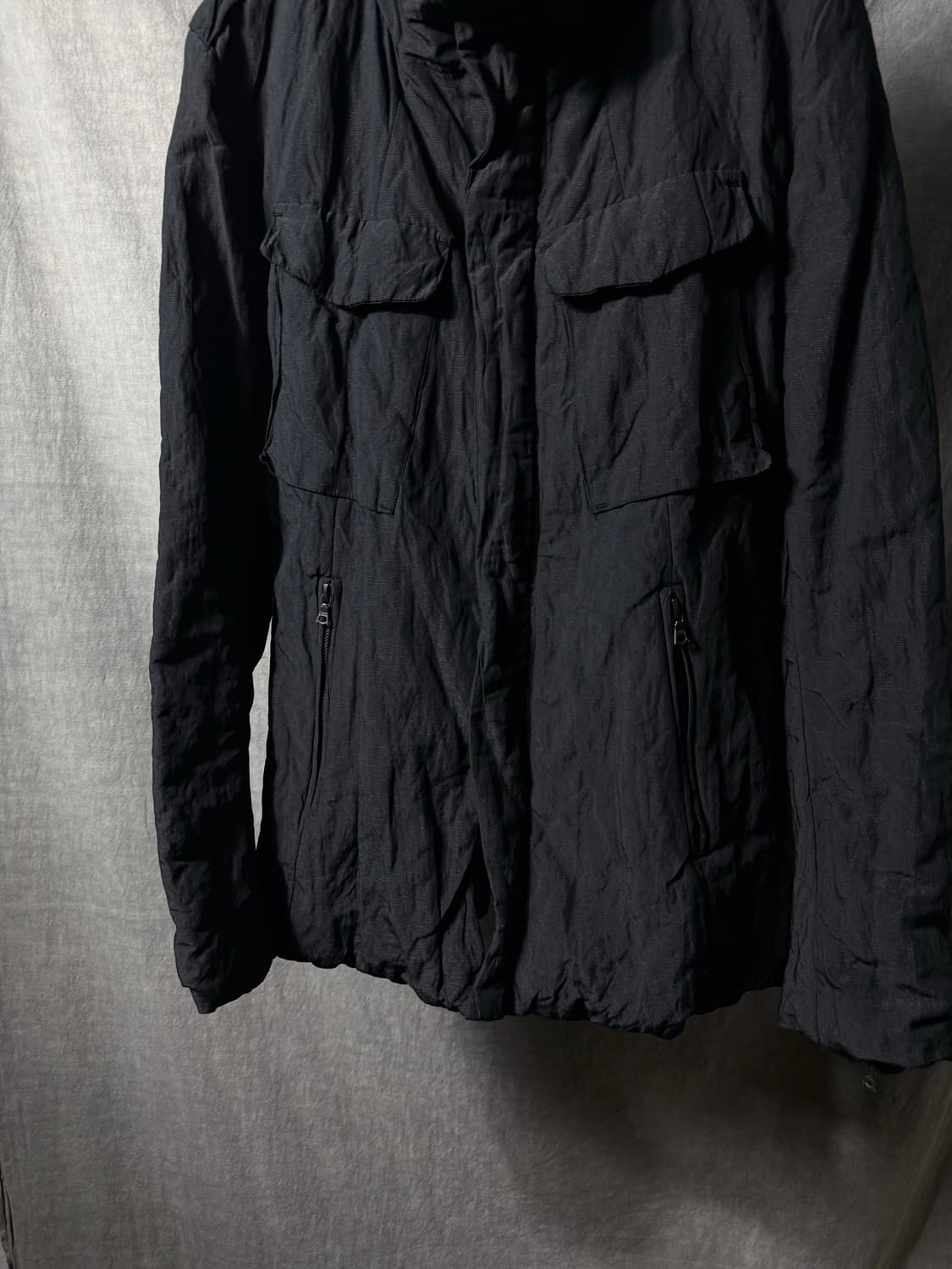 THE VIRIDI-ANNE Crinkled Field Jacket    상품이미지6