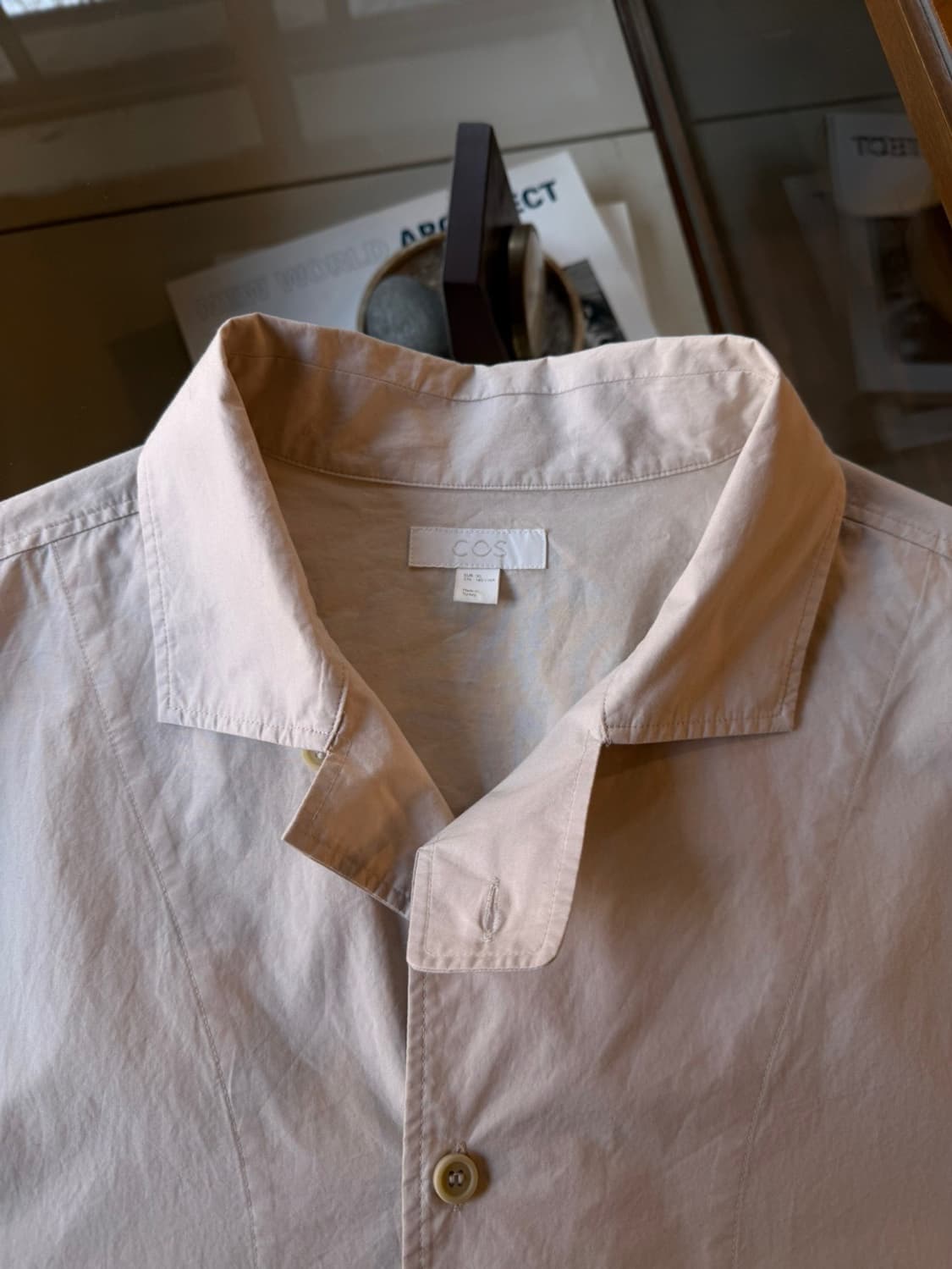 COS 코스 오픈칼라넥 셔츠 100 상품이미지4