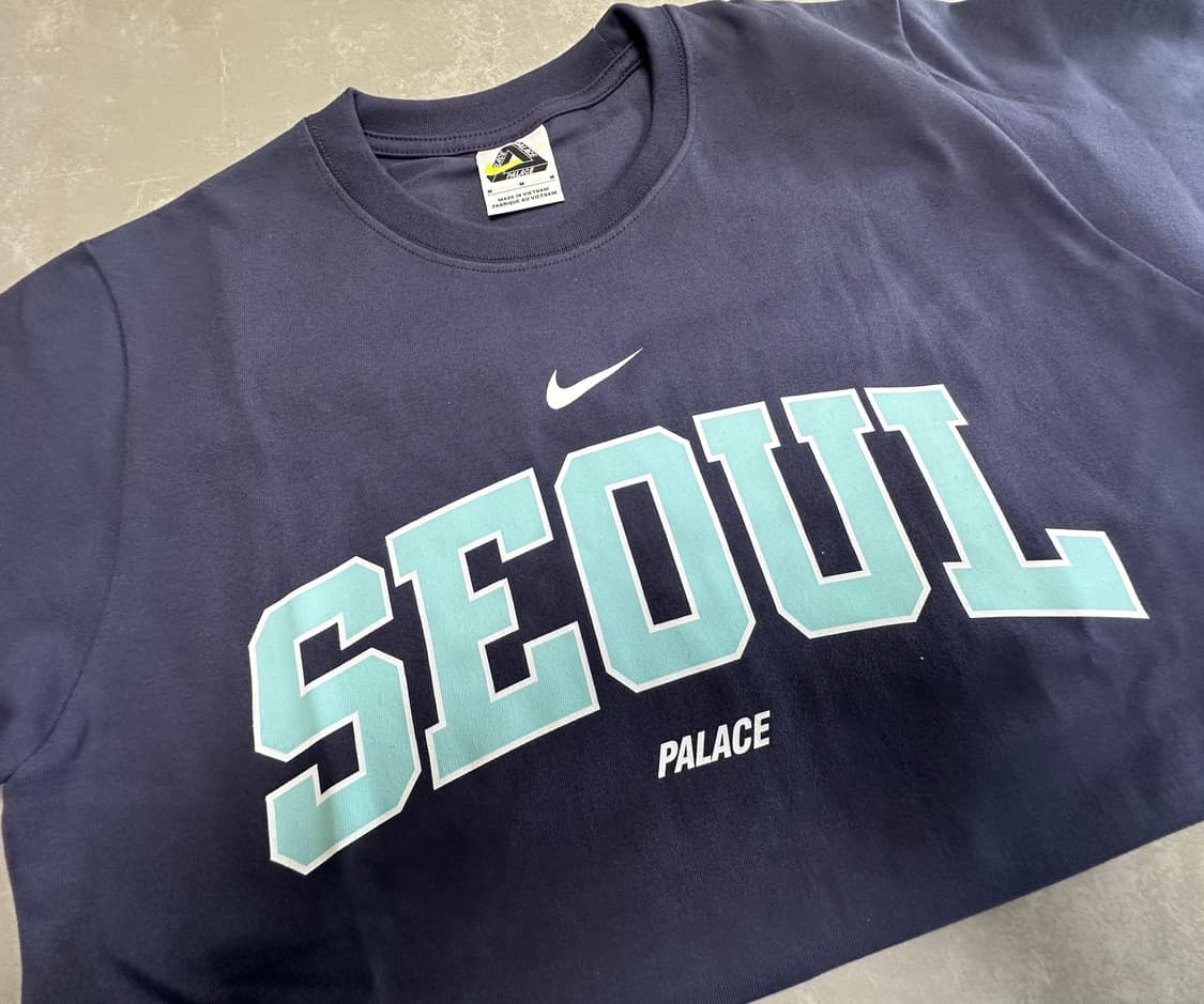 나이키x팔라스 SEOUL 서울 반팔 네이비 상품이미지3