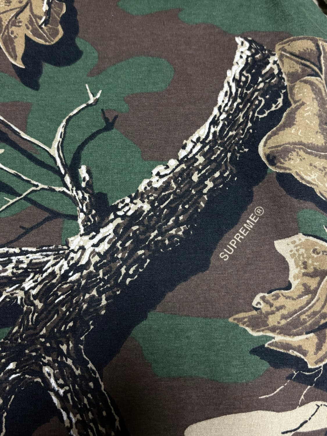 슈프림 스몰 박스 티셔츠 우드랜드 카모 상품이미지3