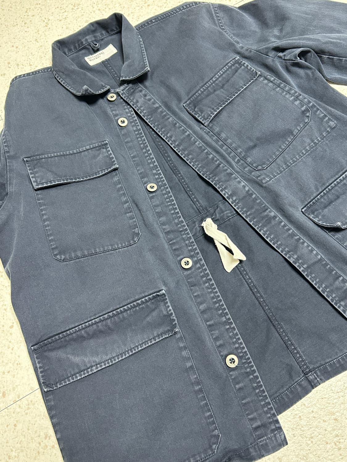 Universal Works Fatigue Jacket Navy XL 상품이미지6