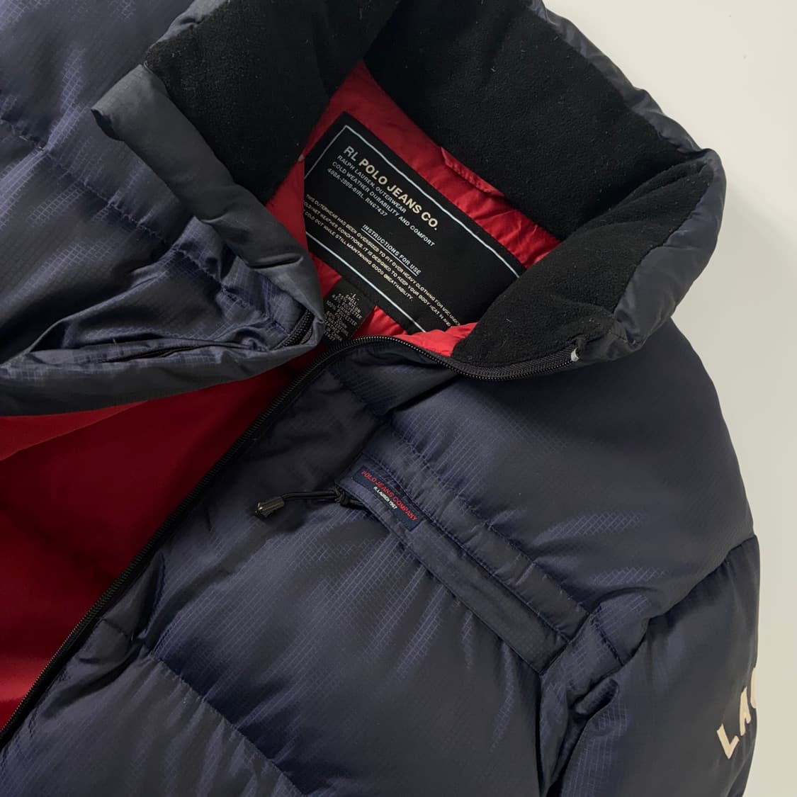 Polo jeans 폴로진스 90‘s 구스다운 랄프로렌 패딩 상품이미지5