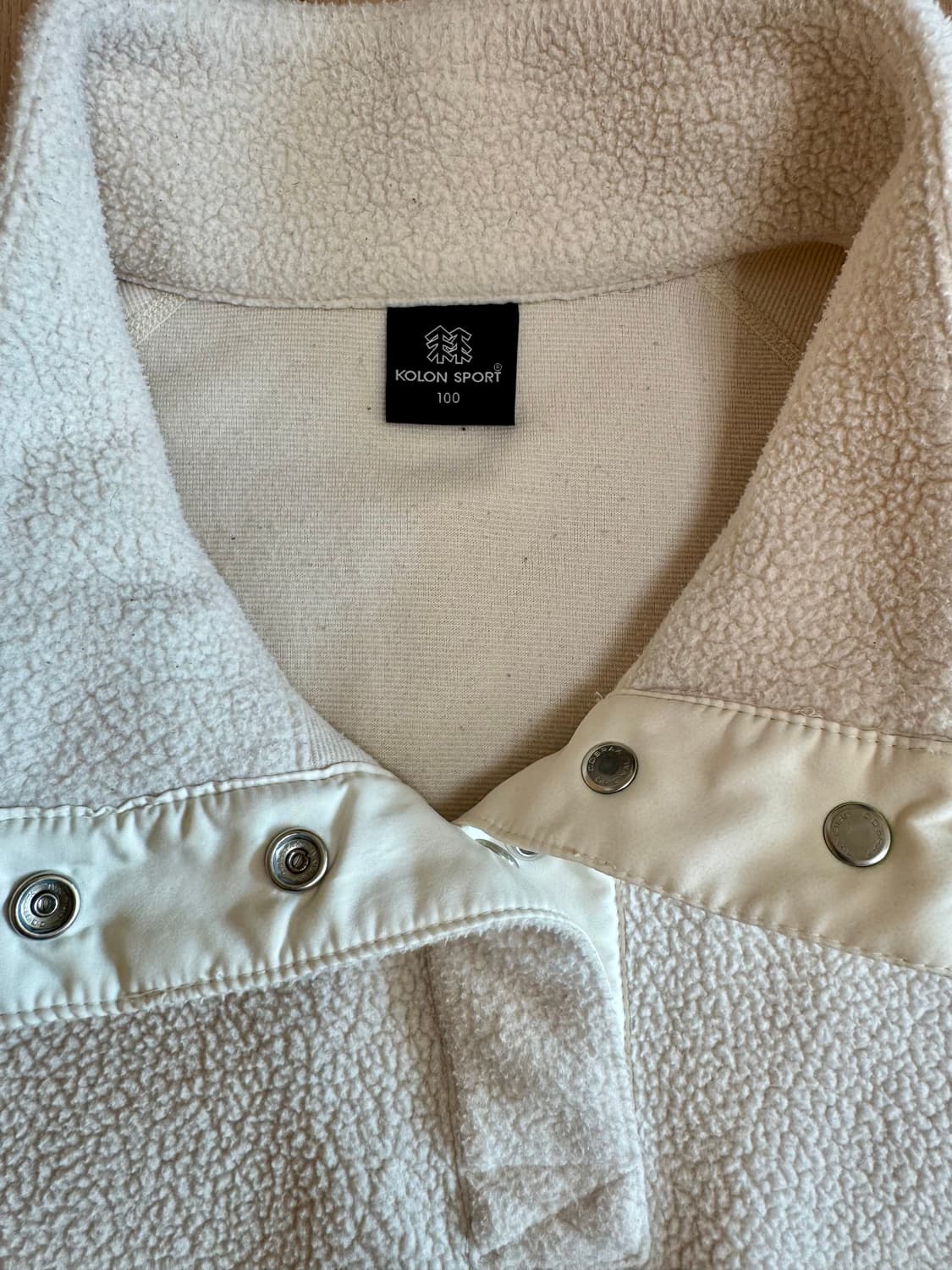 코오롱 폴라텍 써멀프로 버튼업 플리스 후리스 티셔츠 상품이미지4