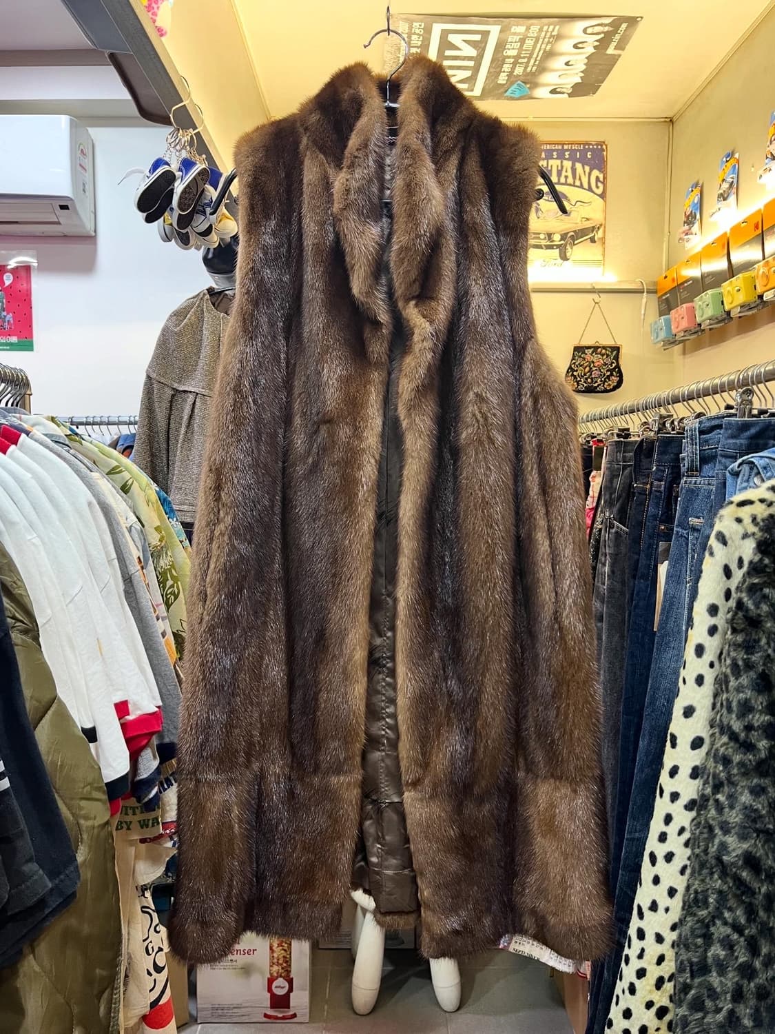 밍크 롱베스트 mink longvest 상품이미지1