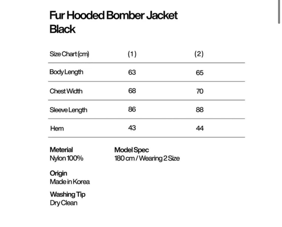 선데이오프클럽 후드 퍼 봄버 자켓 상품이미지2