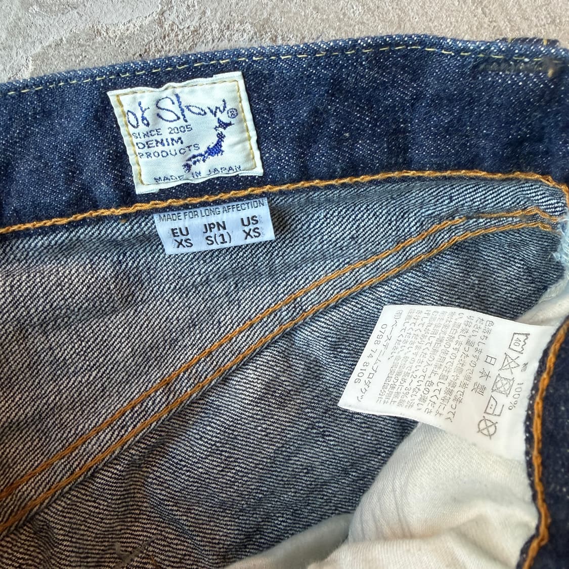 오어슬로우 107 셀비지 데님 팬츠 상품이미지7