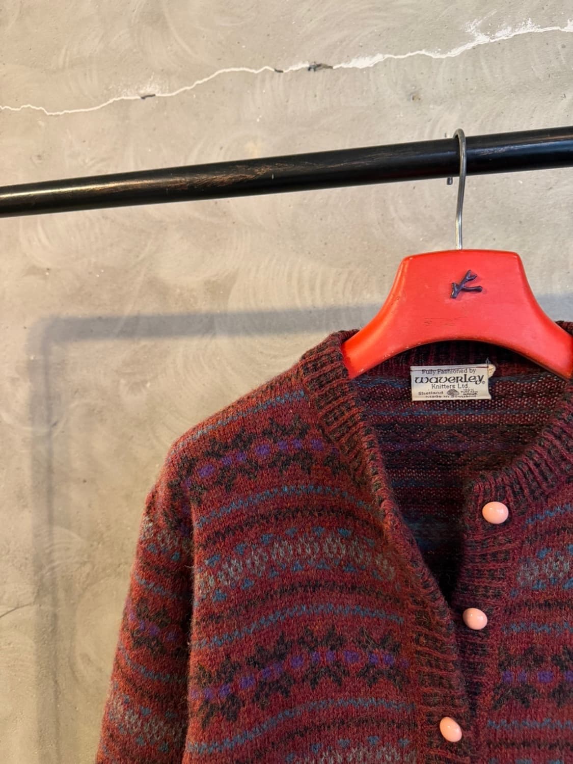 Waverley 스코티쉬 셔틀랜드울 가디건 66~77 상품이미지2