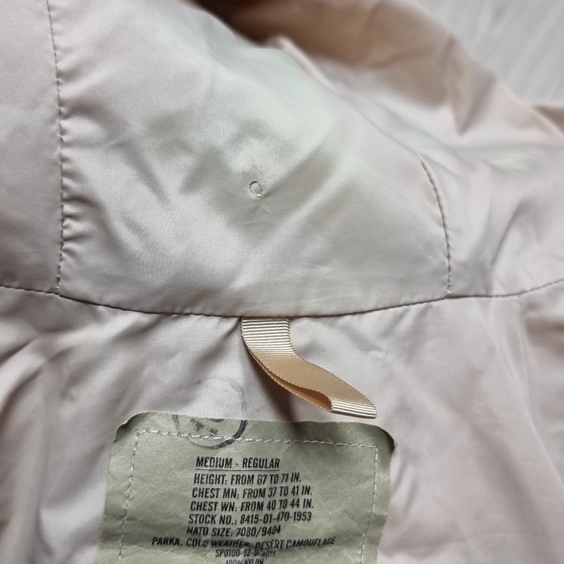 미군 사막색 고어텍스 후드 자켓(MR) 상품이미지4