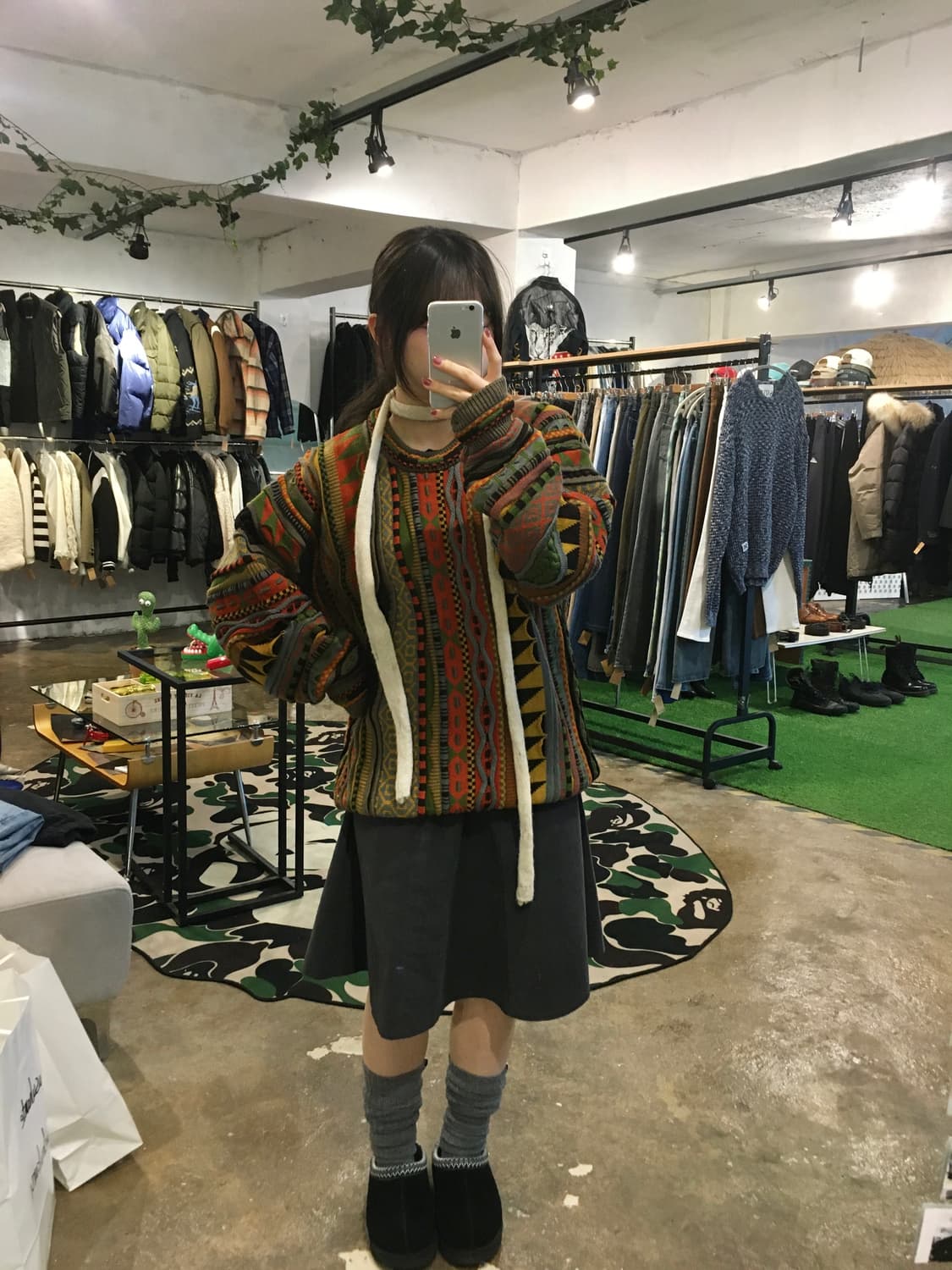 빈티지 DECANO CLUB 케이블 니트 상품이미지4