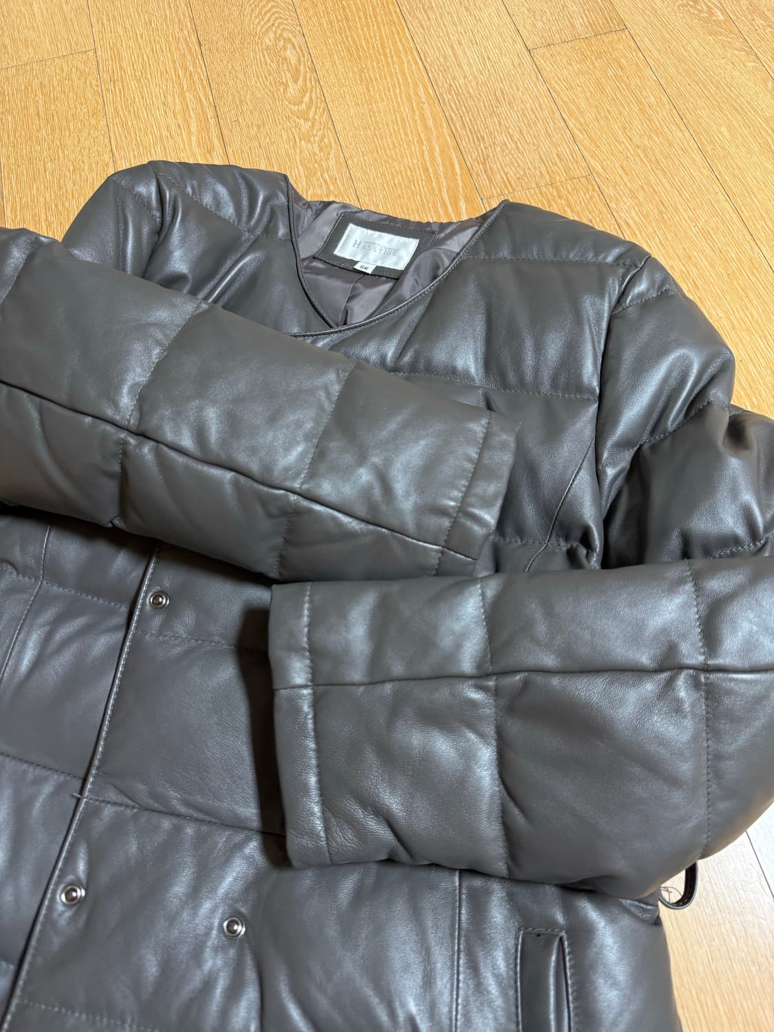 HASSTIGE 여성 양가죽 패딩 코트 66 상품이미지6