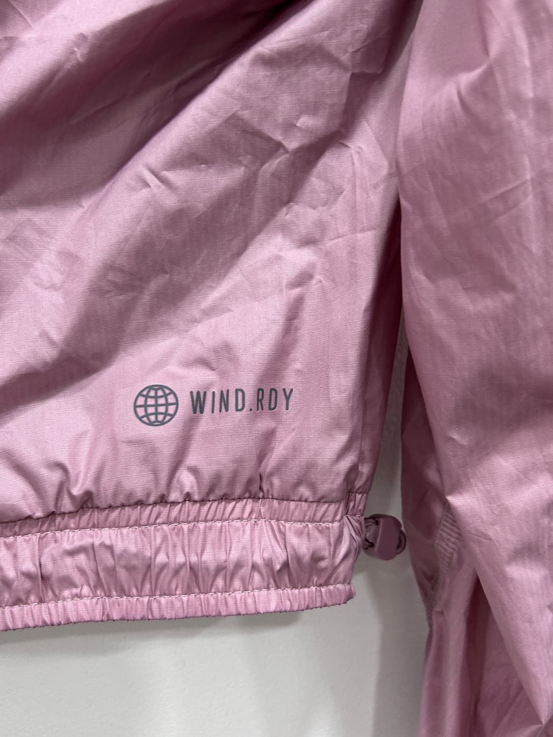 아디다스 핑크 후드 바람막이 아시안핏 여성 L 상품이미지6