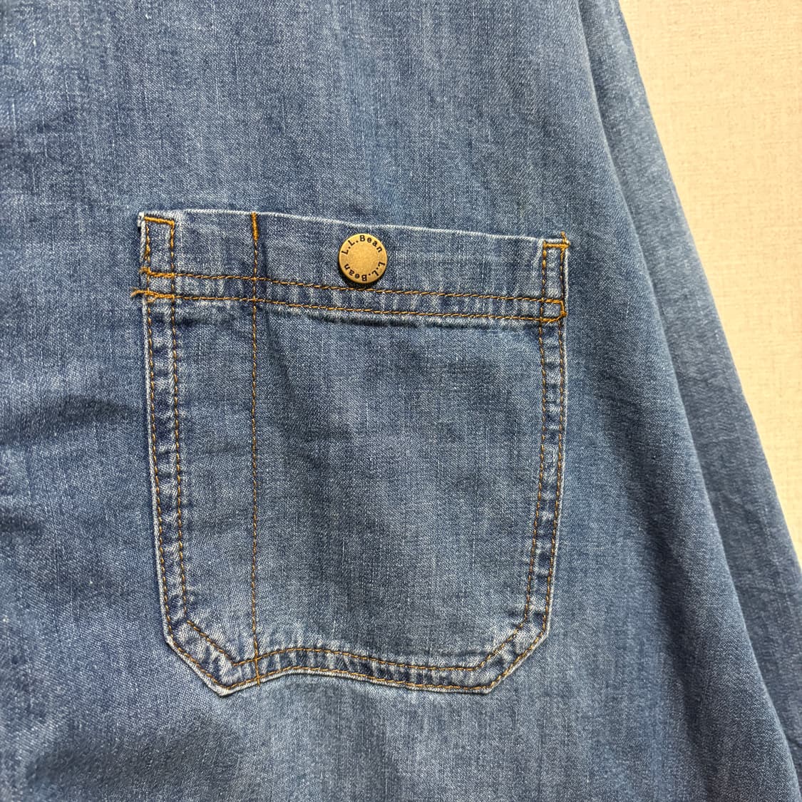 엘엘빈 쉐르파 데님 셔츠자켓 / 블루, XXL 상품이미지4