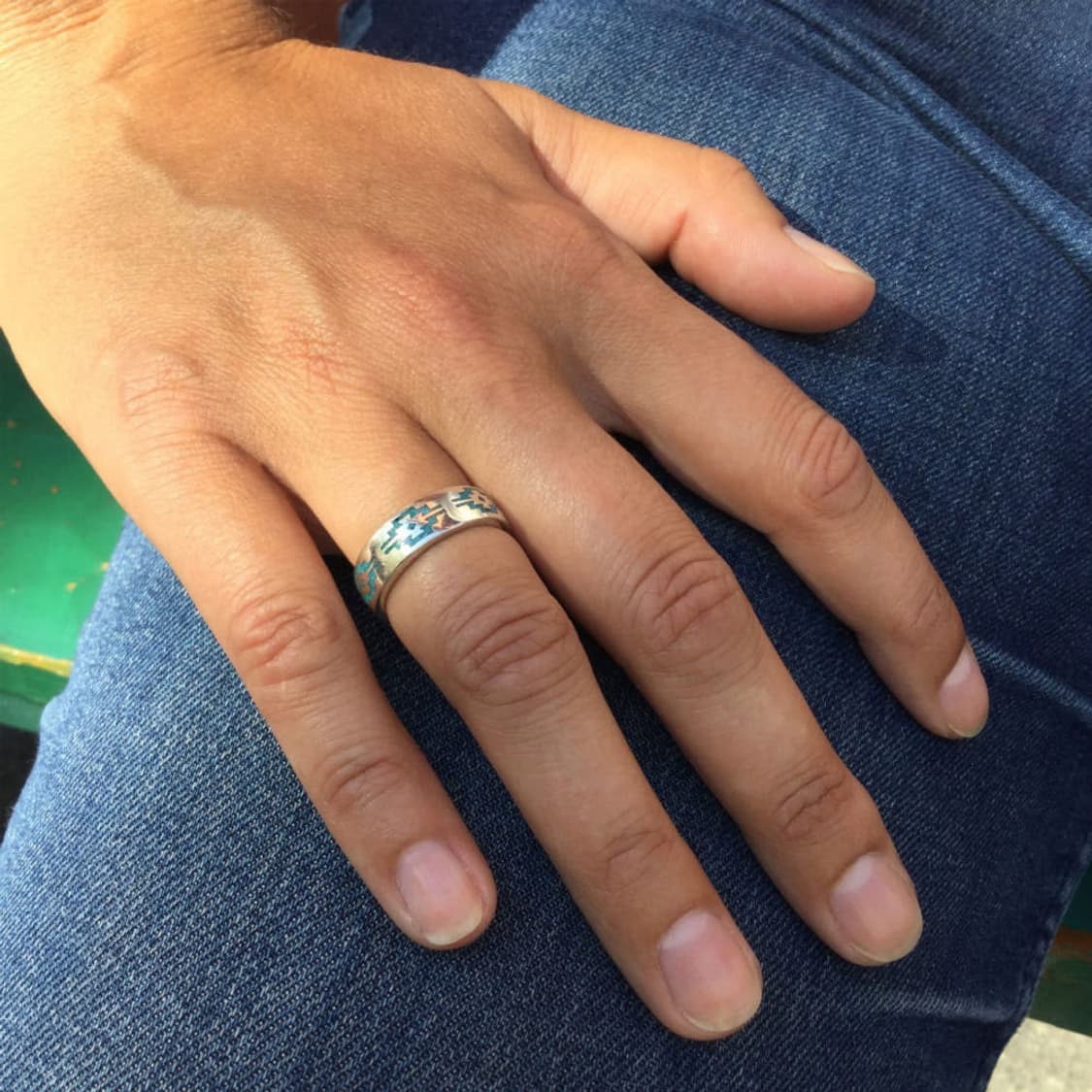 아르포파리 링 반지HARPO PARIS R557 19호더콰이즈 터키석 상품이미지2