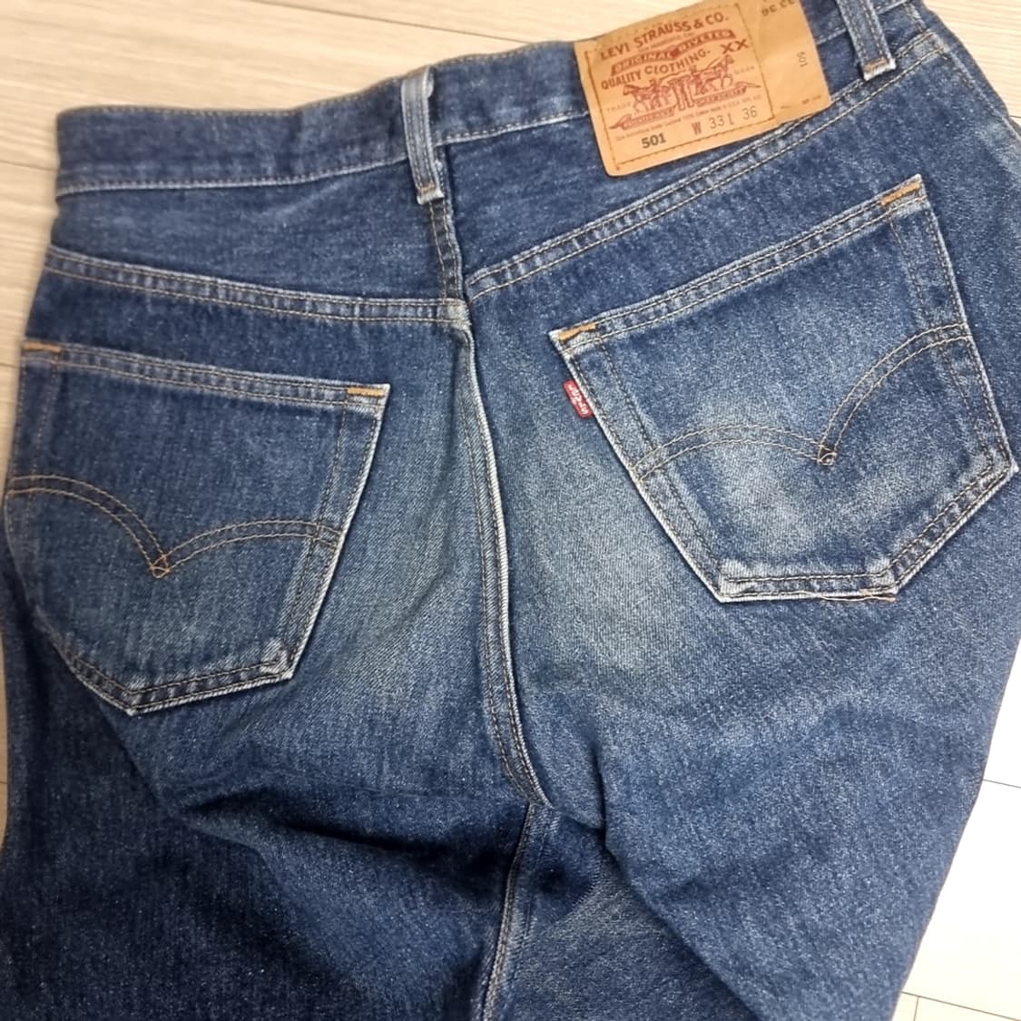 made in usa90s japan 리바이스 LVC 501 데님(33) 상품이미지4