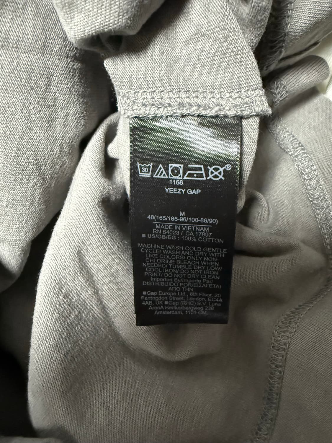 이지갭 롱슬리브 M yeezy yzy 상품이미지5